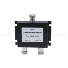MPS-102P-NF 1分2微帶功率分配器N母型 n型功分器一分二698-2700mhz N母頭 50W 對講機/中繼臺功率分配器 兩路無線電分配器訊號中繼器功率分配器 
